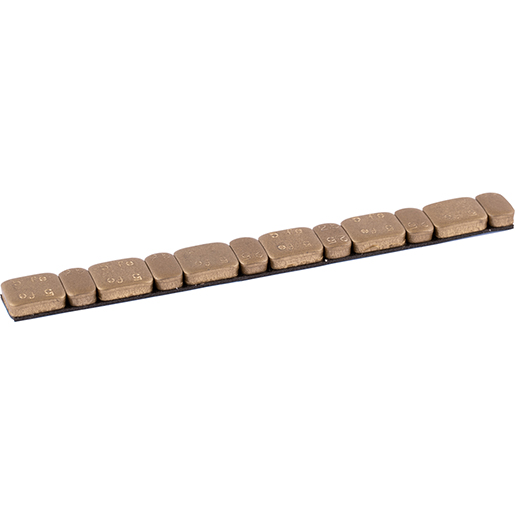 Selbstklebendes Eisen-Gewicht in Gold für Motorräder 45 g 15 Stück