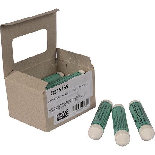 Imballo di GESSO CERA BIANCO      D17,5 MM PZ12 400