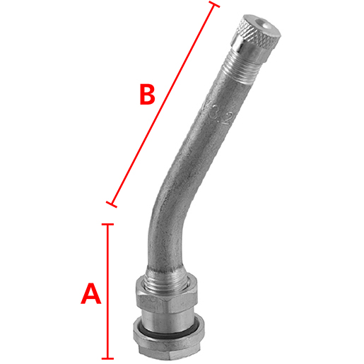 Valvola pneumatici tubeless veicoli commerciali V3-20-7 Disegno tecnico di Valvola pneumatici tubeless veicoli commerciali V3-20-7 100