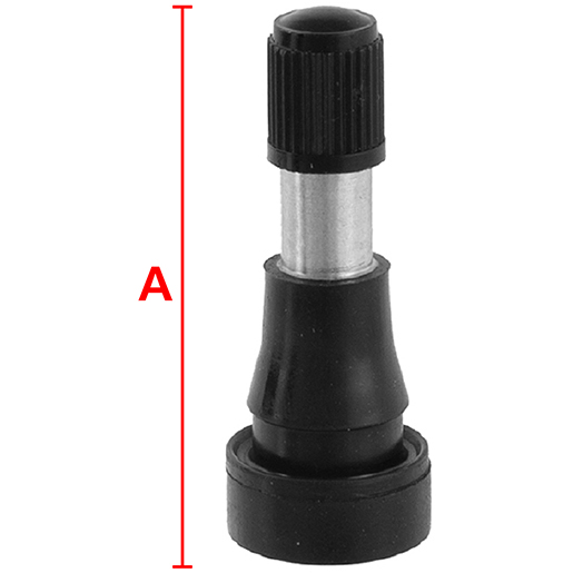 Valvola alta pressione TR600 per pneumatici tubeless furgonati Disegno tecnico di Valvola alta pressione TR600 per pneumatici tubeless furgonati 100