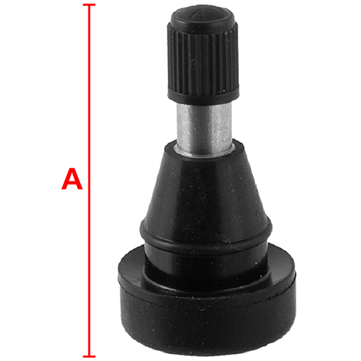 Valvola alta pressione TR801HP per pneumatici tubeless furgonati Disegno tecnico di Valvola alta pressione TR801HP per pneumatici tubeless furgonati 100