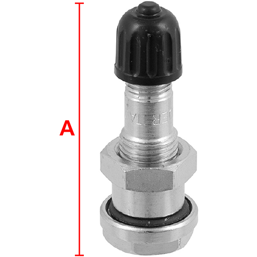 Valvola 1411C per tubeless autocarri con cerchi in lega Disegno tecnico di Valvola 1411C per tubeless autocarri con cerchi in lega 100