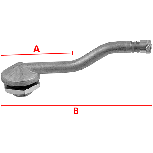 Valvola V3-14-3 per pneumatici tubeless autocarri Disegno tecnico di Valvola V3-14-3 per pneumatici tubeless autocarri 100