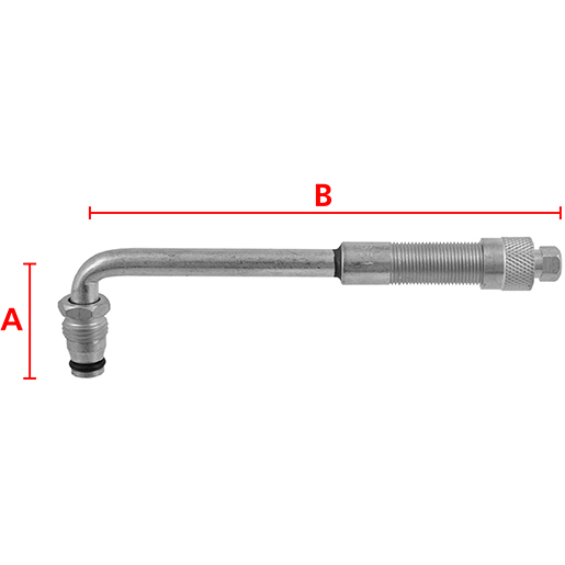 Tubeless-Ventil für zivile und industrielle Bereiche TRJ651 Technische Zeichnung von Tubeless-Ventil für zivile und industrielle Bereiche TRJ651 100