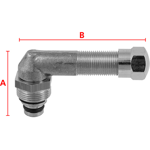 Tubeless-Ventil für zivile und industrielle Bereiche V5-07-01 MICHELIN 823 Technische Zeichnung von Tubeless-Ventil für zivile und industrielle Bereiche V5-07-01 MICHELIN 823 100
