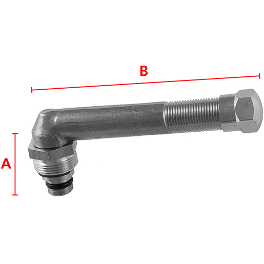 Dessin technique de Valve tubeless pour secteurs civils et industriels V5-07-04 MICHELIN 825 100