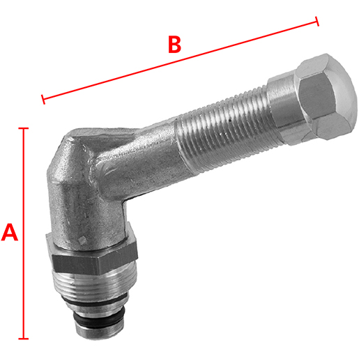 Dessin technique de Valve tubeless pour secteurs civils et industriels V5-07-02 MICHELIN 824 100
