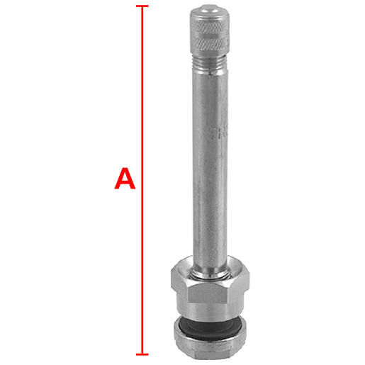 Valvola TR554 per tubeless autocarri con cerchi in lega Disegno tecnico di Valvola TR554 per tubeless autocarri con cerchi in lega 100