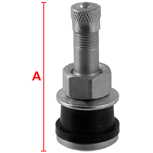 Valvola V3-21-2/TR501 per pneumatici tubeless autocarri Disegno tecnico di Valvola V3-21-2/TR501 per pneumatici tubeless autocarri 100