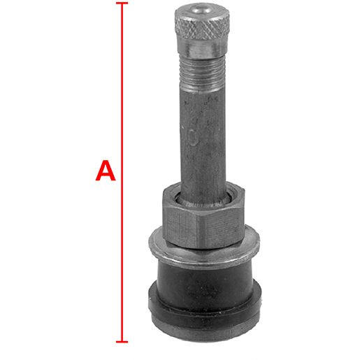 Valvola V3-21-3/TR500 per pneumatici tubeless autocarri Disegno tecnico di Valvola V3-21-3/TR500 per pneumatici tubeless autocarri 100