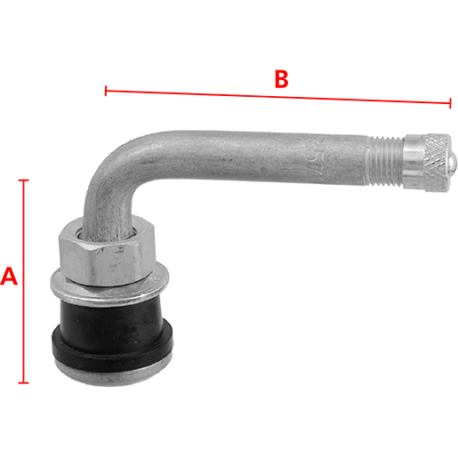 Valvola V3-21-9/TR570C per pneumatici tubeless autocarri Disegno tecnico di Valvola V3-21-9/TR570C per pneumatici tubeless autocarri 100