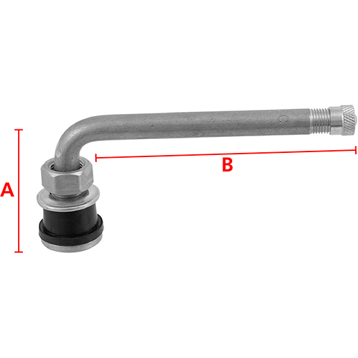 Valvola V3-21-12/TR573C per pneumatici tubeless autocarri Disegno tecnico di Valvola V3-21-12/TR573C per pneumatici tubeless autocarri 100