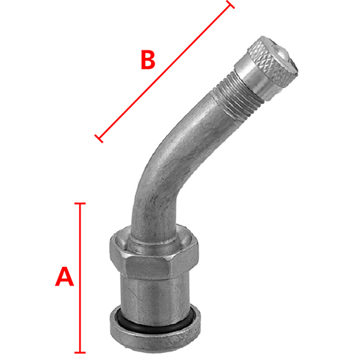 Valvola V3-22-1 per pneumatici tubeless autocarri Disegno tecnico di Valvola V3-22-1 per pneumatici tubeless autocarri 100