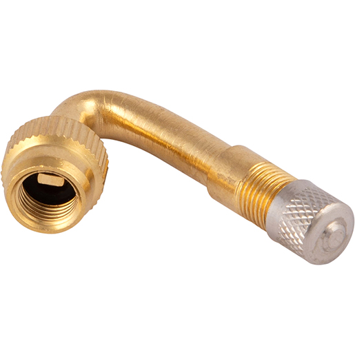 Extensión de latón para válvulas de camiones 45° Extensión de latón para válvulas de camiones 45°