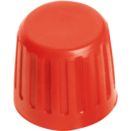 Tappo filettato in plastica rosso Tappo filettato in plastica rosso