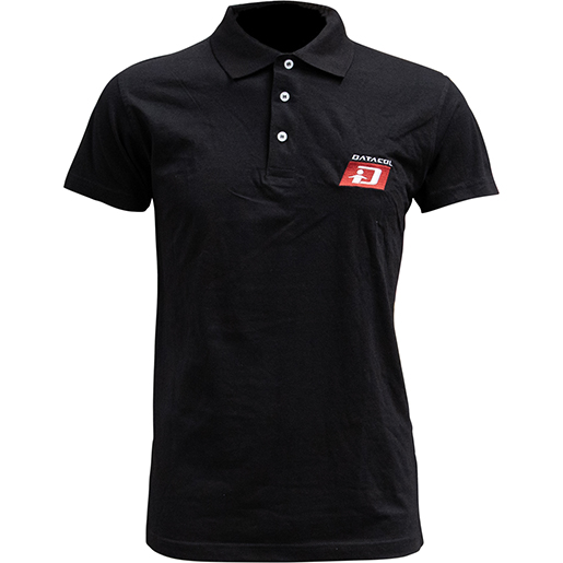 Schwarzes DATACOL-Polo
