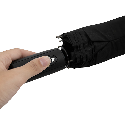 Detail von Personalisierter, faltbarer Regenschirm DATACOL schwarz 305