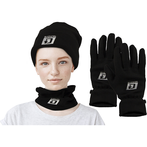 Set Mütze, Halswärmer und Handschuhe DATACOL