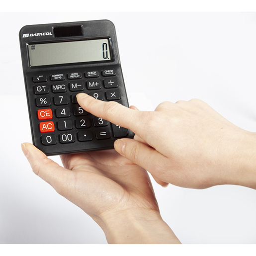 Verwendung von Taschenrechner DATACOL 500