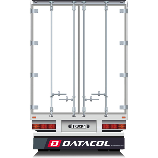 Verwendung von Spritzschutz für Lkw und Anhänger DATACOL 500