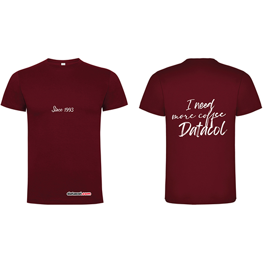 Camiseta More Coffee DATACOL