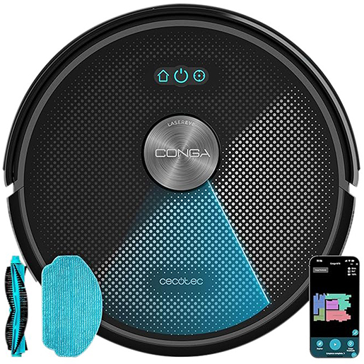 Robot aspirador y fregasuelos CECOTEC CONGA M50