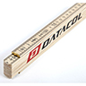Detail von Holzmaßstab DATACOL Länge 2 m 300