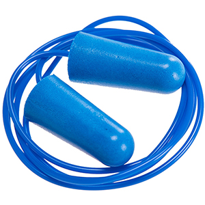 Disposable earplugs SNR 33 detectable by metal detector