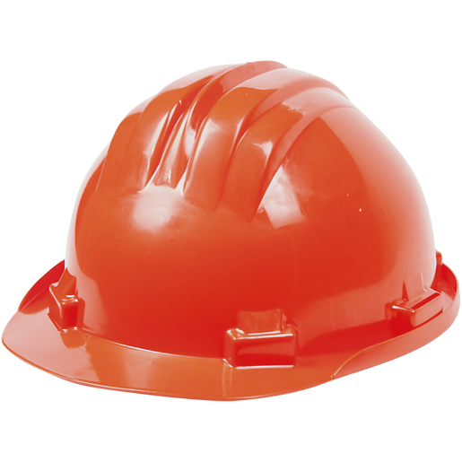 Casque de protection en polycarbonate orange Casque de protection en polycarbonate orange