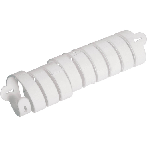 WEISSES RUNDUM-SCHILD SPIRALE