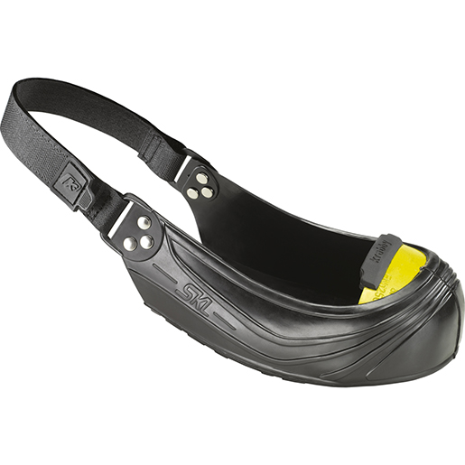 Überschuh mit Kappe.