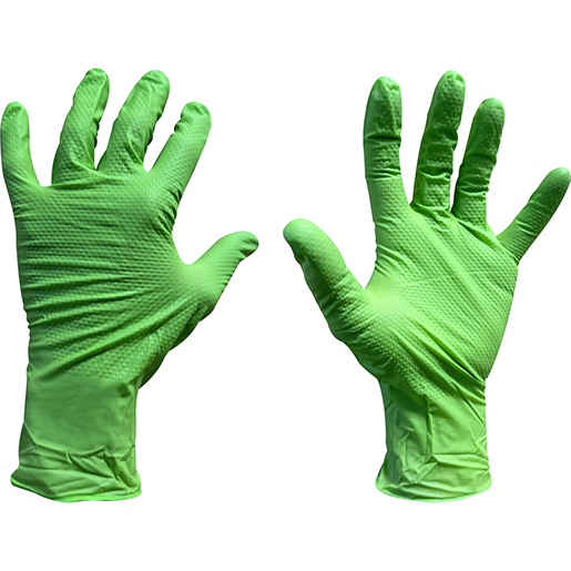 Cubo de guantes verdes Green Nitril 150 uds