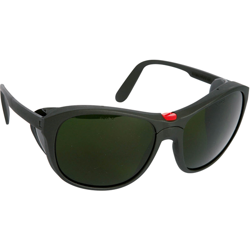 Brille mit grüner Polycarbonatscheibe DIN 5