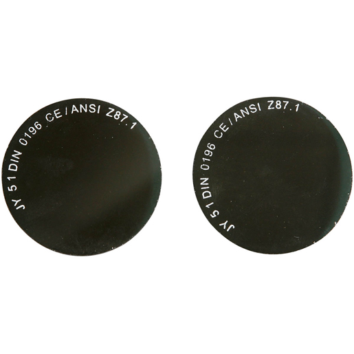 VERRE DE RECHANGE EN VERRE VERT DIN 5