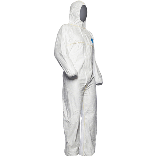 Einweg-Schutzanzug aus weißem Tyvek EASYSAFE