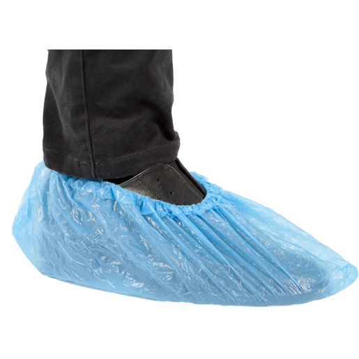 Copriscarpe in CPE blu