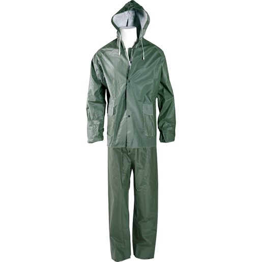 TENUE DE PLUIE COMPLETE VERTE L