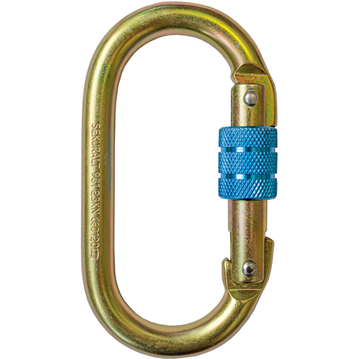 STAHL-SCHRAUBKARABINER 981 STAHL-SCHRAUBKARABINER 981