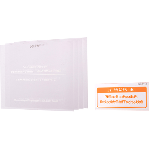 KIT VERRE POUR MASQUE BLACK (4+1)