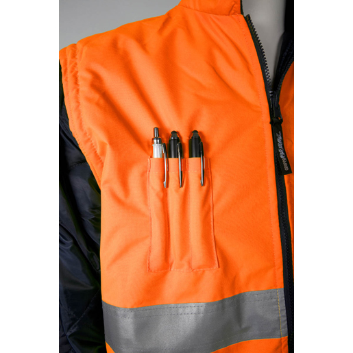 SCHUTZJACKE POLAR THREE ORANGE GR M Detail von SCHUTZJACKE POLAR THREE ORANGE GR M 335