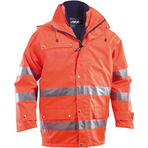 WARNSCHUTZ-JACKE POLAR ORANGE GR XL