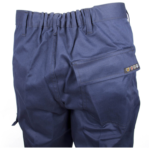 WARNSCHUTZHOSE GENORMT M/BÄNDER M Detail von WARNSCHUTZHOSE GENORMT M/BÄNDER M 300