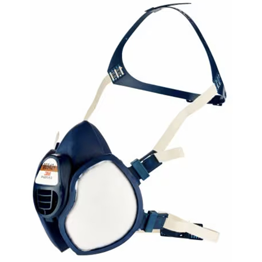 Detalle de Media máscara reutilizable sin mantenimiento, filtros. 3M 305