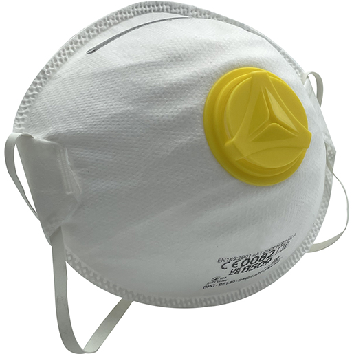 Mascarilla con válvula FFP2