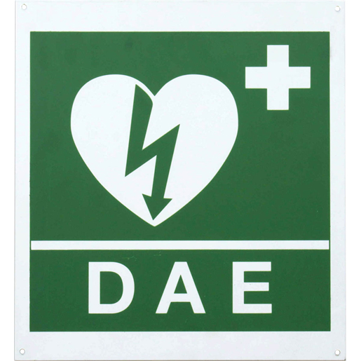 Beschilderung für Defibrillator