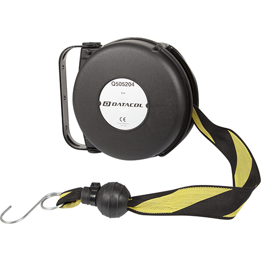 ENROULEUR DE SANGLE JAUNE/NOIR 8 M