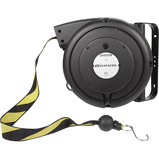 ENROULEUR DE SANGLE JAUNE/NOIR 20 M