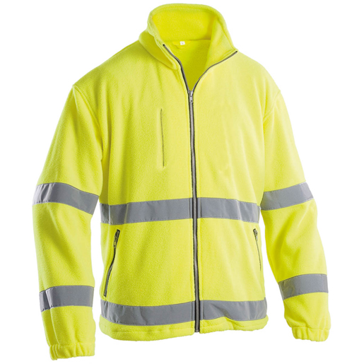 WARNSCHUTZPULLOVER FULL ZIP GELB GR XXL WARNSCHUTZPULLOVER FULL ZIP GELB GR XXL