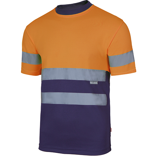 T-SHIRT HV ORANGE/BLAU GR XL T-SHIRT HV ORANGE/BLAU GR XL
