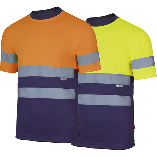 T-Shirt Zweifarbig